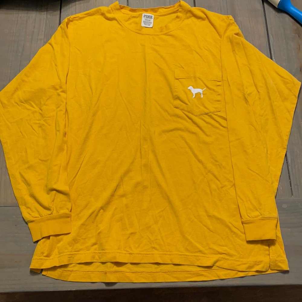 PINK Mustard Long Sleeve